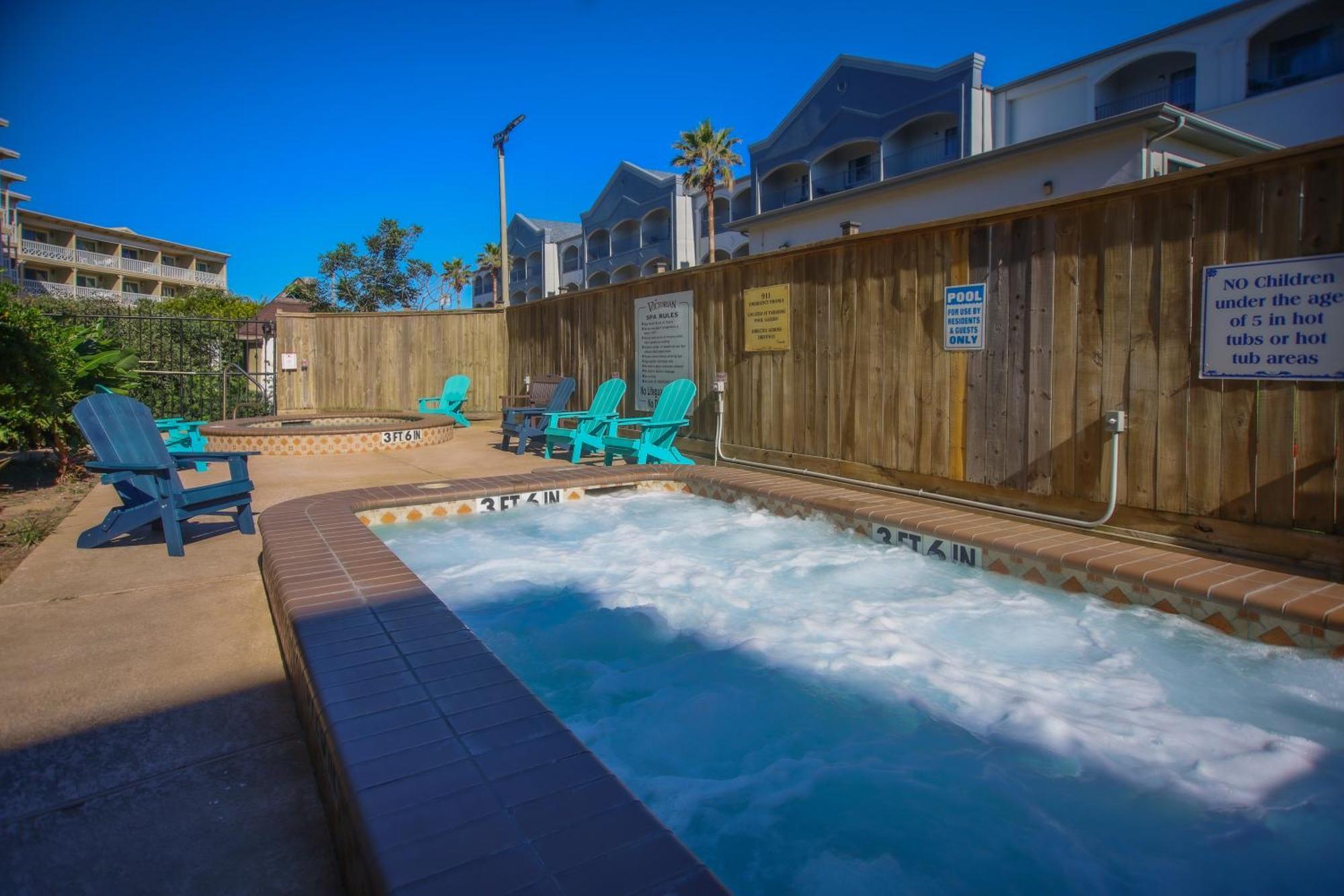 Sea-Renity Heated Pools Steps To The Beach Galveston Buitenkant foto