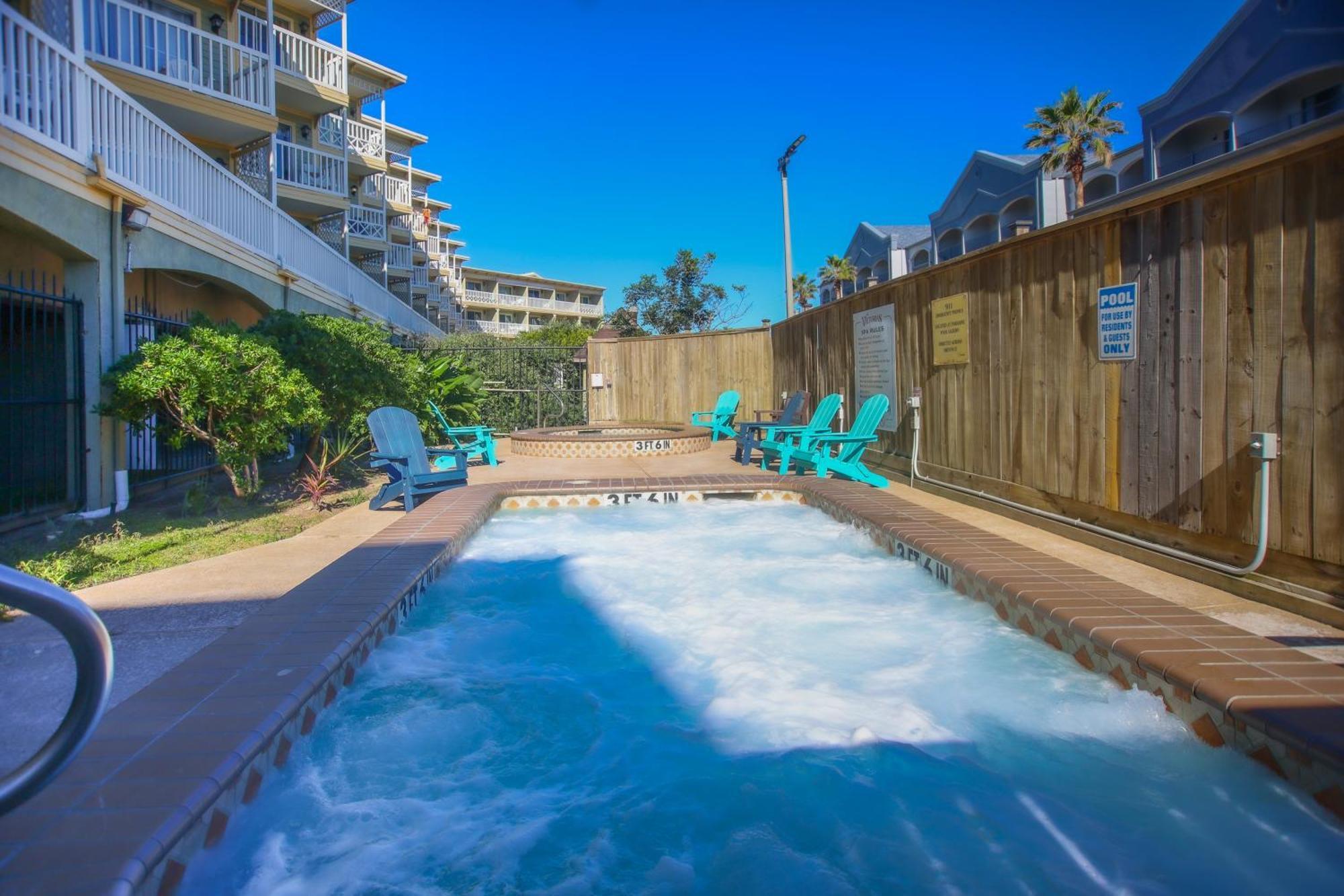 Sea-Renity Heated Pools Steps To The Beach Galveston Buitenkant foto